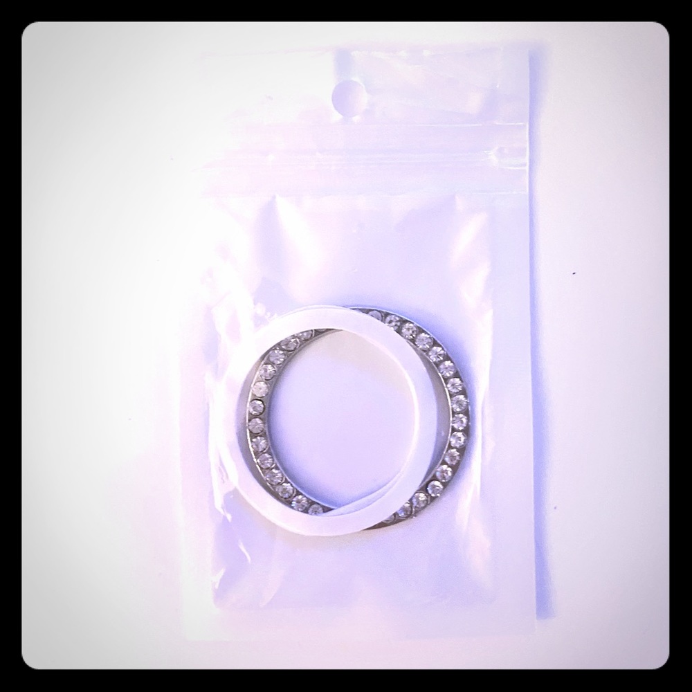 Push to start button ring sticker
